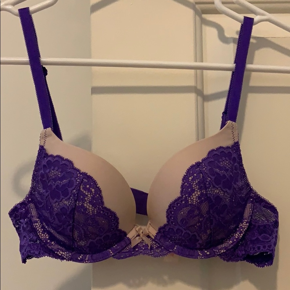 Victoria’s Secret purple lace bra